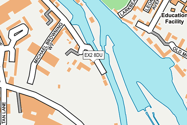 EX2 8DU map - OS OpenMap – Local (Ordnance Survey) EX2 8DU map - OS OpenMap – Local (Ordnance Survey)