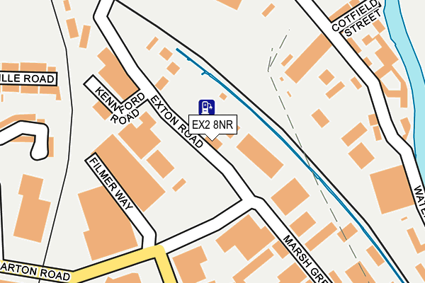 EX2 8NR map - OS OpenMap – Local (Ordnance Survey) EX2 8NR map - OS OpenMap – Local (Ordnance Survey)