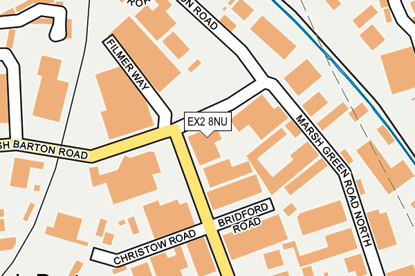 EX2 8NU map - OS OpenMap – Local (Ordnance Survey) EX2 8NU map - OS OpenMap – Local (Ordnance Survey)