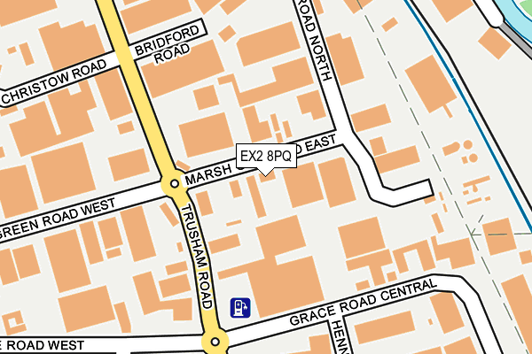 EX2 8PQ map - OS OpenMap – Local (Ordnance Survey) EX2 8PQ map - OS OpenMap – Local (Ordnance Survey)