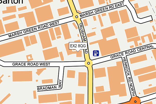 EX2 8QG map - OS OpenMap – Local (Ordnance Survey) EX2 8QG map - OS OpenMap – Local (Ordnance Survey)