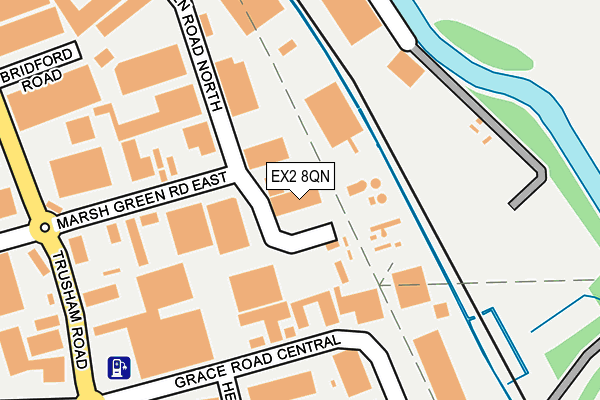 EX2 8QN map - OS OpenMap – Local (Ordnance Survey) EX2 8QN map - OS OpenMap – Local (Ordnance Survey)
