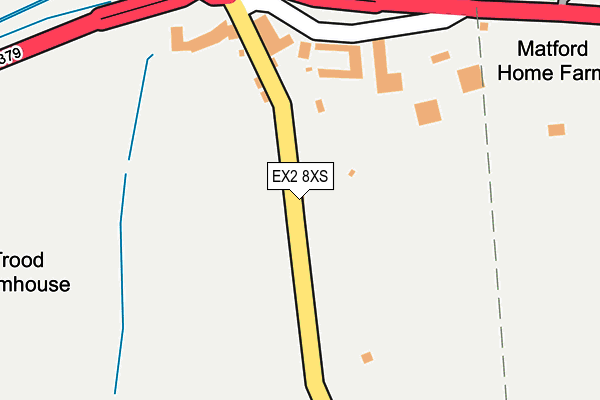 EX2 8XS map - OS OpenMap – Local (Ordnance Survey) EX2 8XS map - OS OpenMap – Local (Ordnance Survey)