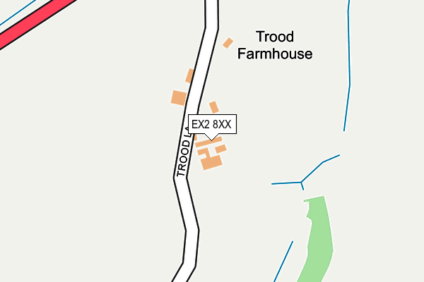 EX2 8XX map - OS OpenMap – Local (Ordnance Survey) EX2 8XX map - OS OpenMap – Local (Ordnance Survey)