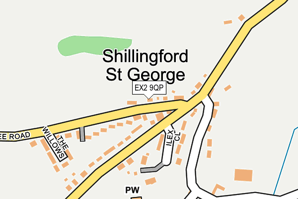 EX2 9QP map - OS OpenMap – Local (Ordnance Survey) EX2 9QP map - OS OpenMap – Local (Ordnance Survey)