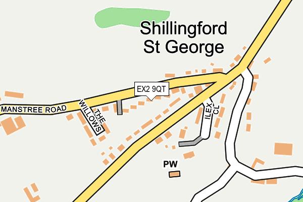 EX2 9QT map - OS OpenMap – Local (Ordnance Survey) EX2 9QT map - OS OpenMap – Local (Ordnance Survey)