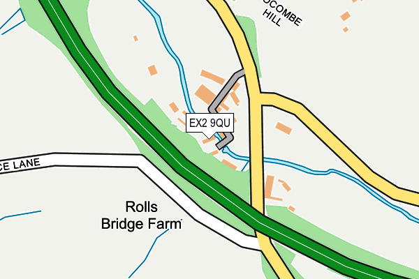 EX2 9QU map - OS OpenMap – Local (Ordnance Survey) EX2 9QU map - OS OpenMap – Local (Ordnance Survey)