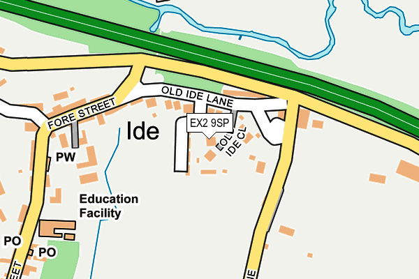 EX2 9SP map - OS OpenMap – Local (Ordnance Survey) EX2 9SP map - OS OpenMap – Local (Ordnance Survey)