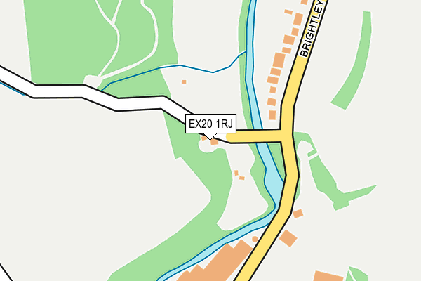 EX20 1RJ map - OS OpenMap – Local (Ordnance Survey) EX20 1RJ map - OS OpenMap – Local (Ordnance Survey)