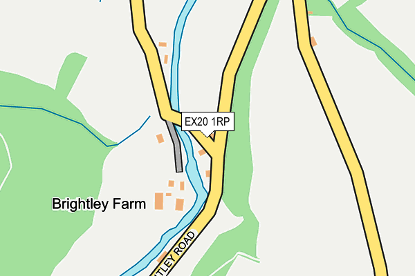 EX20 1RP map - OS OpenMap – Local (Ordnance Survey) EX20 1RP map - OS OpenMap – Local (Ordnance Survey)