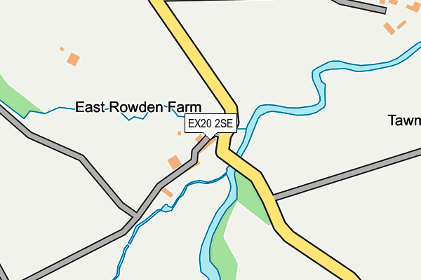 EX20 2SE map - OS OpenMap – Local (Ordnance Survey) EX20 2SE map - OS OpenMap – Local (Ordnance Survey)