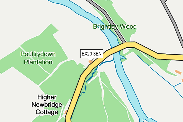 EX20 3EN map - OS OpenMap – Local (Ordnance Survey) EX20 3EN map - OS OpenMap – Local (Ordnance Survey)