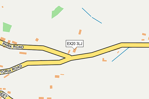 EX20 3LJ map - OS OpenMap – Local (Ordnance Survey) EX20 3LJ map - OS OpenMap – Local (Ordnance Survey)