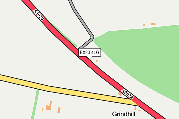 EX20 4LG map - OS OpenMap – Local (Ordnance Survey) EX20 4LG map - OS OpenMap – Local (Ordnance Survey)
