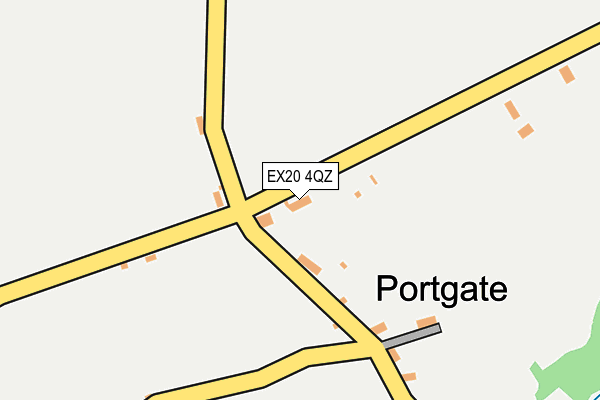 EX20 4QZ map - OS OpenMap – Local (Ordnance Survey) EX20 4QZ map - OS OpenMap – Local (Ordnance Survey)