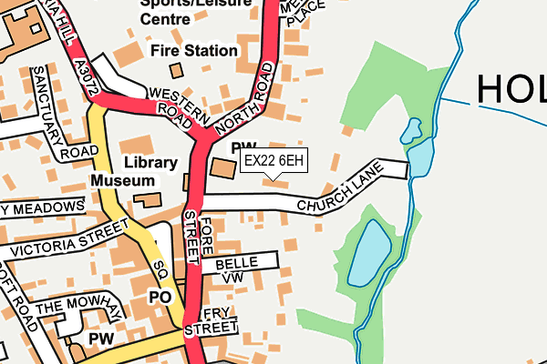 EX22 6EH map - OS OpenMap – Local (Ordnance Survey) EX22 6EH map - OS OpenMap – Local (Ordnance Survey)