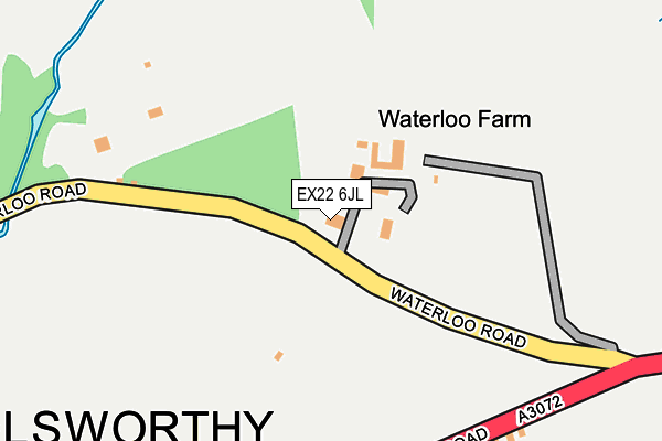EX22 6JL map - OS OpenMap – Local (Ordnance Survey)