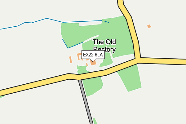 EX22 6LA map - OS OpenMap – Local (Ordnance Survey) EX22 6LA map - OS OpenMap – Local (Ordnance Survey)