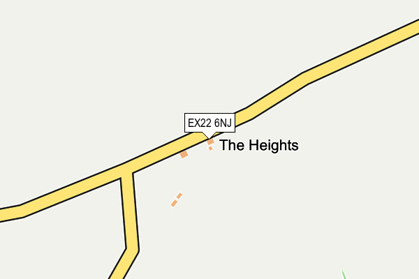 EX22 6NJ map - OS OpenMap – Local (Ordnance Survey) EX22 6NJ map - OS OpenMap – Local (Ordnance Survey)