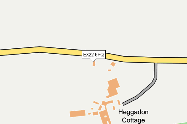 EX22 6PQ map - OS OpenMap – Local (Ordnance Survey) EX22 6PQ map - OS OpenMap – Local (Ordnance Survey)