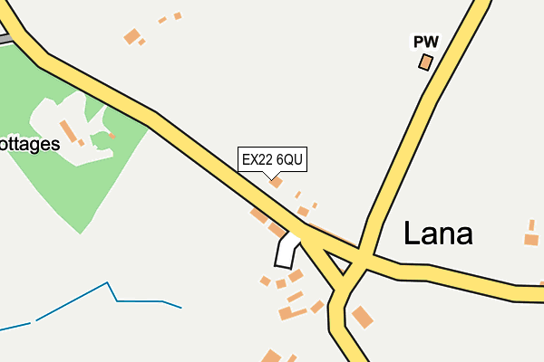 EX22 6QU map - OS OpenMap – Local (Ordnance Survey) EX22 6QU map - OS OpenMap – Local (Ordnance Survey)