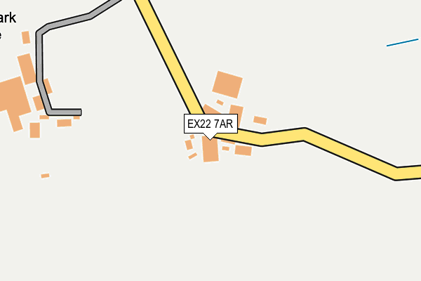 EX22 7AR map - OS OpenMap – Local (Ordnance Survey) EX22 7AR map - OS OpenMap – Local (Ordnance Survey)