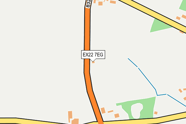 EX22 7EG map - OS OpenMap – Local (Ordnance Survey) EX22 7EG map - OS OpenMap – Local (Ordnance Survey)
