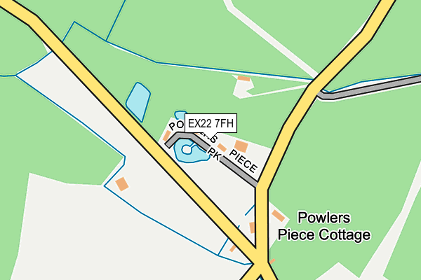 EX22 7FH map - OS OpenMap – Local (Ordnance Survey) EX22 7FH map - OS OpenMap – Local (Ordnance Survey)
