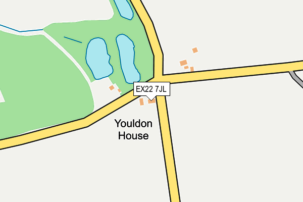EX22 7JL map - OS OpenMap – Local (Ordnance Survey) EX22 7JL map - OS OpenMap – Local (Ordnance Survey)