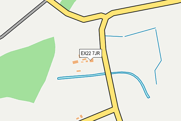 EX22 7JR map - OS OpenMap – Local (Ordnance Survey) EX22 7JR map - OS OpenMap – Local (Ordnance Survey)