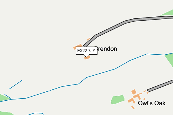EX22 7JY map - OS OpenMap – Local (Ordnance Survey) EX22 7JY map - OS OpenMap – Local (Ordnance Survey)