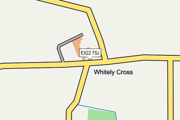 EX22 7SJ map - OS OpenMap – Local (Ordnance Survey) EX22 7SJ map - OS OpenMap – Local (Ordnance Survey)