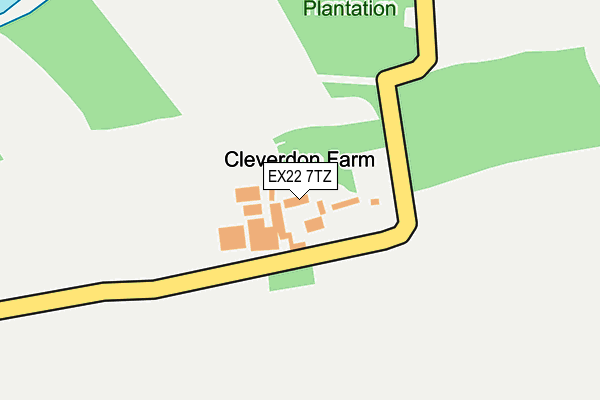 EX22 7TZ map - OS OpenMap – Local (Ordnance Survey) EX22 7TZ map - OS OpenMap – Local (Ordnance Survey)