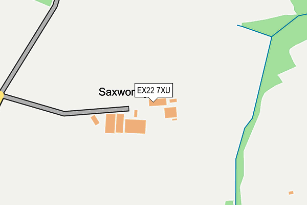 EX22 7XU map - OS OpenMap – Local (Ordnance Survey) EX22 7XU map - OS OpenMap – Local (Ordnance Survey)