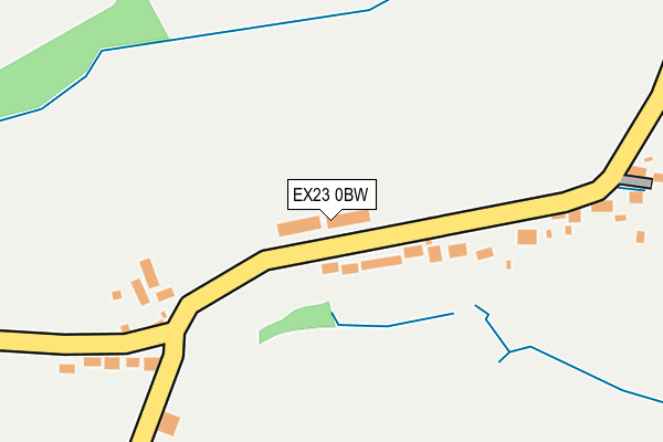 EX23 0BW map - OS OpenMap – Local (Ordnance Survey) EX23 0BW map - OS OpenMap – Local (Ordnance Survey)