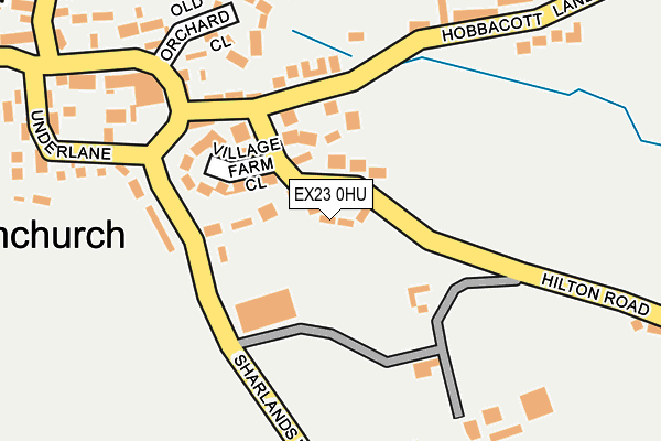 EX23 0HU map - OS OpenMap – Local (Ordnance Survey) EX23 0HU map - OS OpenMap – Local (Ordnance Survey)