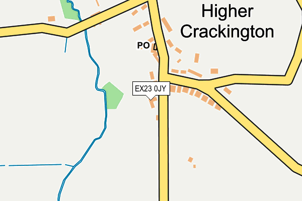 EX23 0JY map - OS OpenMap – Local (Ordnance Survey) EX23 0JY map - OS OpenMap – Local (Ordnance Survey)