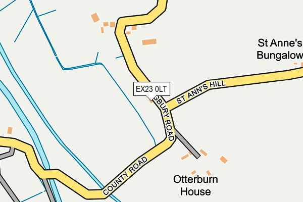 EX23 0LT map - OS OpenMap – Local (Ordnance Survey) EX23 0LT map - OS OpenMap – Local (Ordnance Survey)