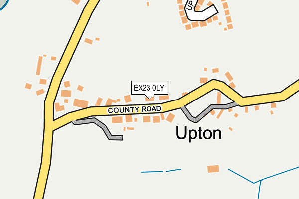 EX23 0LY map - OS OpenMap – Local (Ordnance Survey)