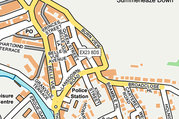 EX23 8DS map - OS OpenMap – Local (Ordnance Survey) EX23 8DS map - OS OpenMap – Local (Ordnance Survey)