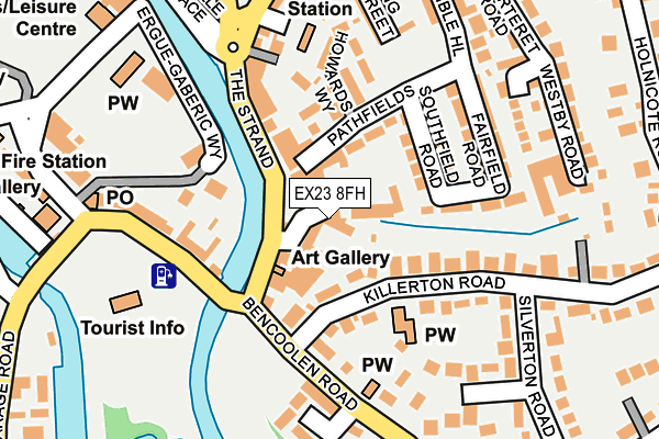 EX23 8FH map - OS OpenMap – Local (Ordnance Survey) EX23 8FH map - OS OpenMap – Local (Ordnance Survey)