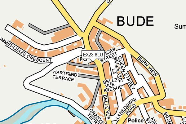 EX23 8LU map - OS OpenMap – Local (Ordnance Survey) EX23 8LU map - OS OpenMap – Local (Ordnance Survey)
