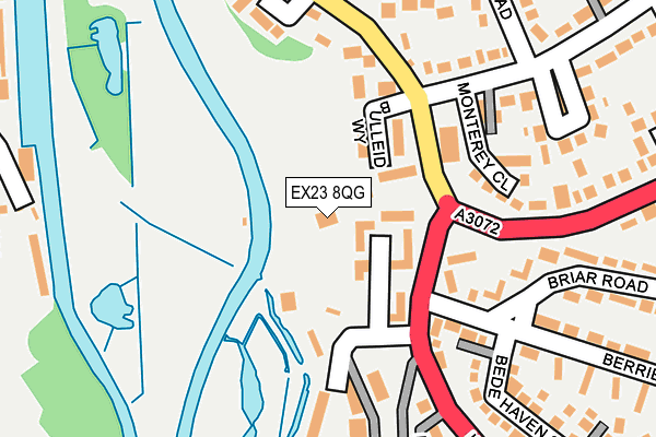 EX23 8QG map - OS OpenMap – Local (Ordnance Survey) EX23 8QG map - OS OpenMap – Local (Ordnance Survey)