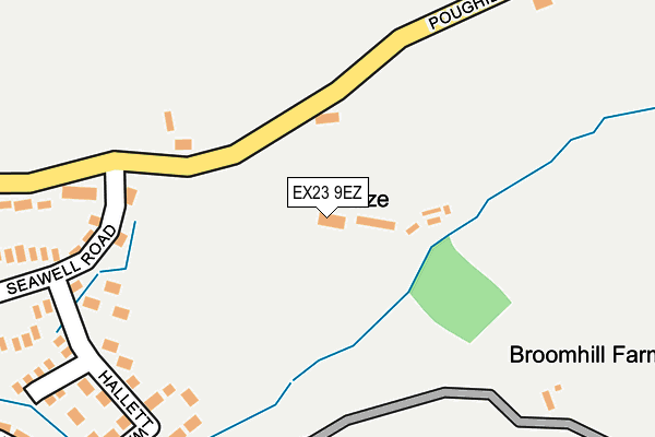 EX23 9EZ map - OS OpenMap – Local (Ordnance Survey) EX23 9EZ map - OS OpenMap – Local (Ordnance Survey)