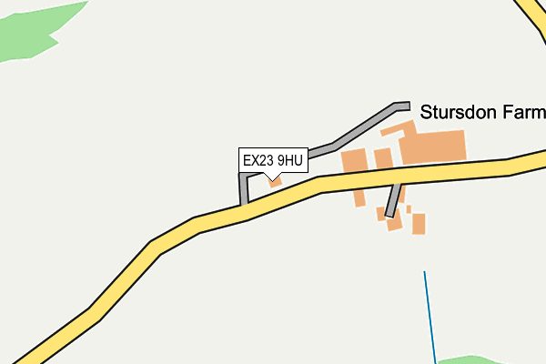 EX23 9HU map - OS OpenMap – Local (Ordnance Survey) EX23 9HU map - OS OpenMap – Local (Ordnance Survey)