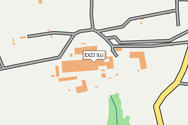 EX23 9JJ map - OS OpenMap – Local (Ordnance Survey) EX23 9JJ map - OS OpenMap – Local (Ordnance Survey)