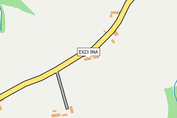 EX23 9NA map - OS OpenMap – Local (Ordnance Survey) EX23 9NA map - OS OpenMap – Local (Ordnance Survey)