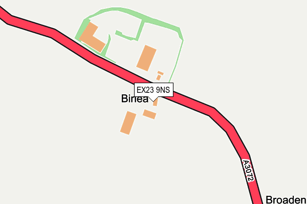 EX23 9NS map - OS OpenMap – Local (Ordnance Survey) EX23 9NS map - OS OpenMap – Local (Ordnance Survey)