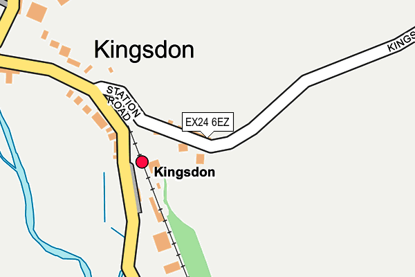EX24 6EZ map - OS OpenMap – Local (Ordnance Survey) EX24 6EZ map - OS OpenMap – Local (Ordnance Survey)