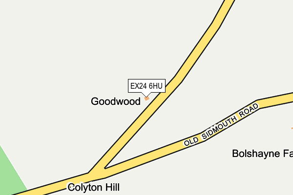 EX24 6HU map - OS OpenMap – Local (Ordnance Survey) EX24 6HU map - OS OpenMap – Local (Ordnance Survey)